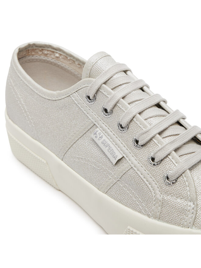 Superga Tenisky Superga Platform Pearl Matte Canv 2740 S21362W Šedá