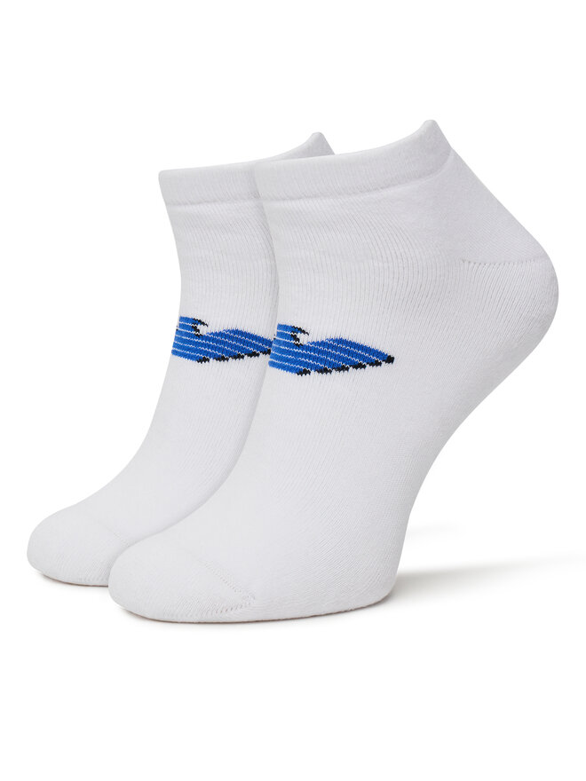 Emporio Armani 2er-Set niedrige Herrensocken Emporio Armani EM000538 AF12299 M0082 Weiß
