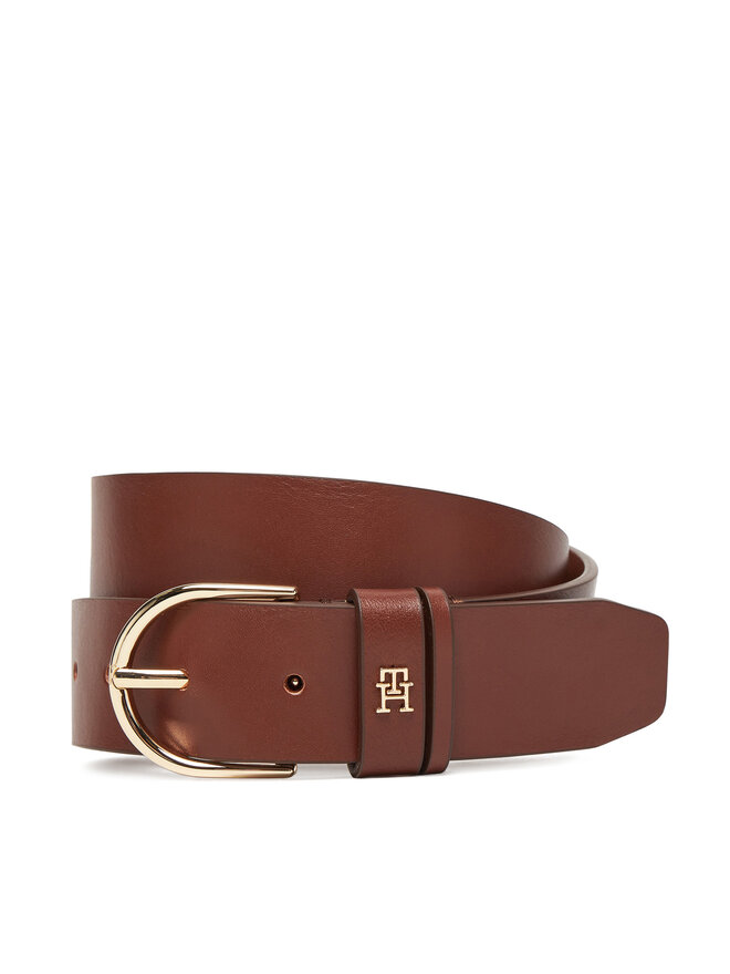 Tommy Hilfiger Ženski pas Tommy Hilfiger Essential Effortless 3.5 AW0AW17757 Rjava