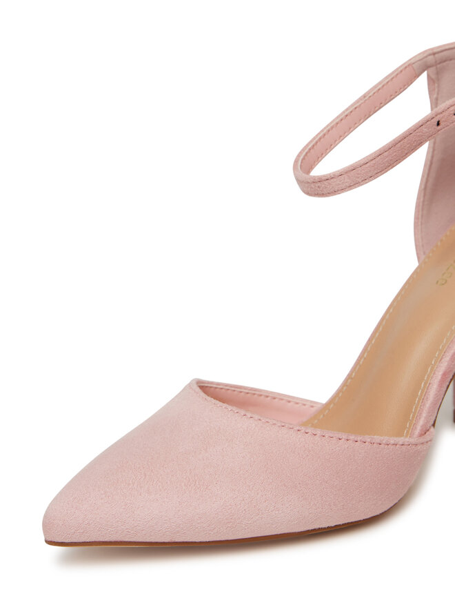DeeZee Czółenka DeeZee DF-82616-85-35621 Różowy