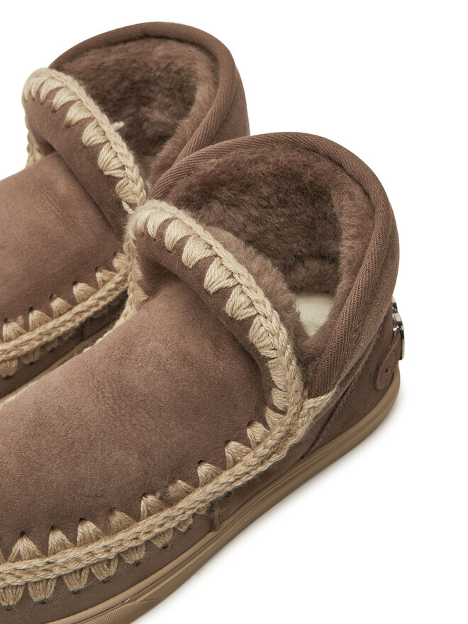 Mou Śniegowce Mou Eskimo Sneaker Big Metal Logo FW111008A Brązowy