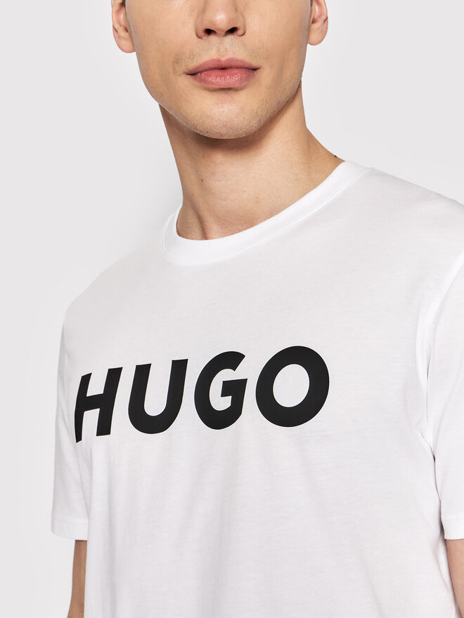 HUGO HUGO Camiseta Dulivio 50467556 Blanco Regular Fit