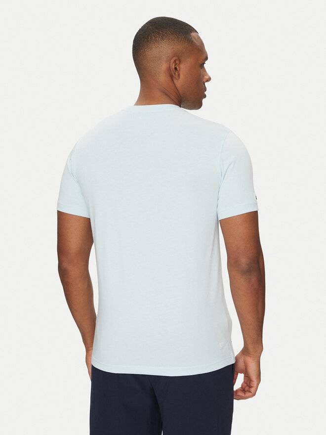Lacoste Lacoste Marškinėliai TH8970 Žydra Regular Fit