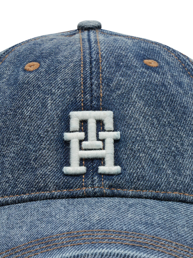Tommy Hilfiger Șapcă Tommy Hilfiger Utility Denim Cap AW0AW16361 Albastru