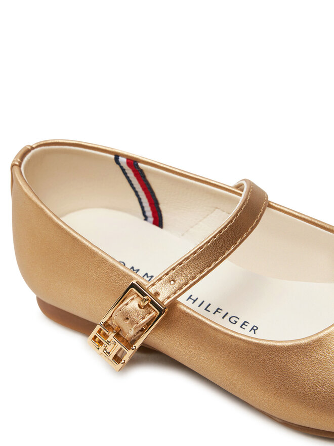 Tommy Hilfiger Baleríny Tommy Hilfiger T3A3-33555-1372514 M Zlatá