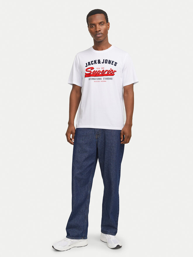 Jack&Jones Jack&Jones Camiseta Logo 12268267 Blanco Standard Fit