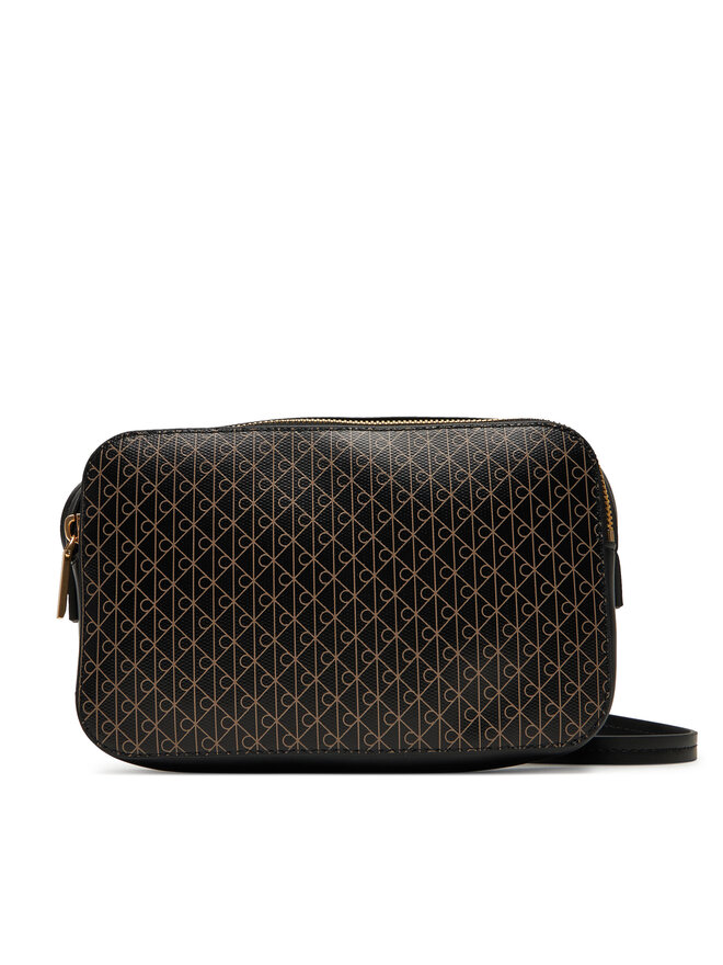 Calvin Klein Borsetta Calvin Klein Emblem Aop Elongated Camera Bag LV04F3268G Nero
