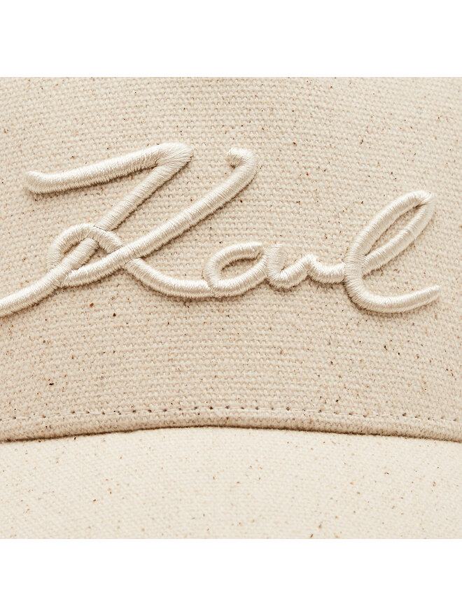 KARL LAGERFELD Šiltovka KARL LAGERFELD Signature Monogram 241W3402 Béžová