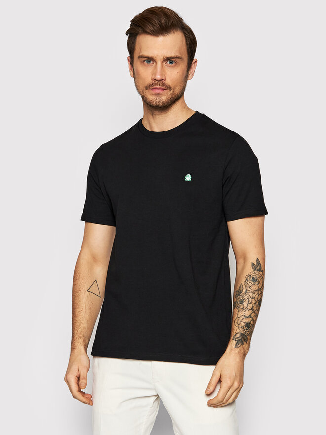 United Colors Of Benetton United Colors Of Benetton T-Shirt 3MI5J1AF7 Μαύρο Regular Fit