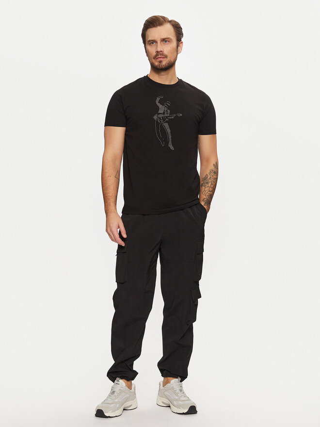 KARL LAGERFELD KARL LAGERFELD T-Shirt 755089 551225 Schwarz Regular Fit