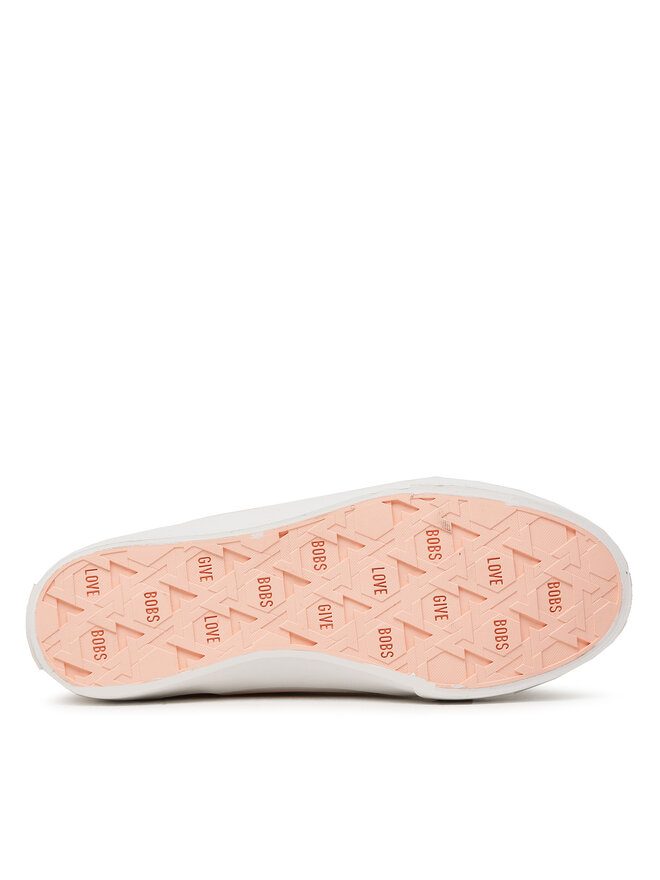 Skechers Teniși Skechers BOBS Club Noise 113600/WMLT Alb