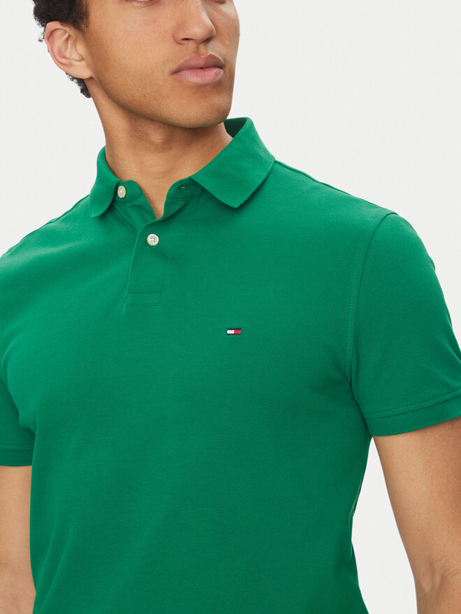 Tommy Hilfiger Tommy Hilfiger Poloshirt 1985 MW0MW17770 Grün Regular Fit