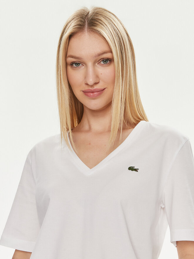 Lacoste Lacoste T-Shirt TF7300 Weiß Regular Fit