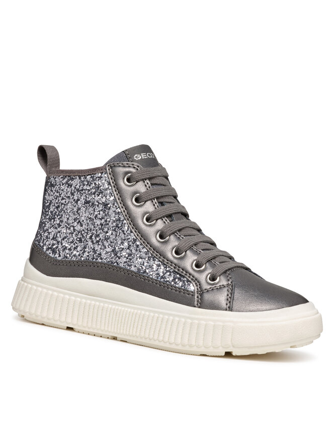 Geox Tenisice Geox J Laquinny Girl J46M3D 0EWNF C1009 M Srebrna