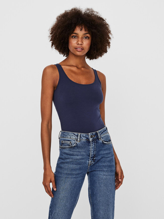 Vero Moda Vero Moda Felső Maxi 10185110 Sötétkék Regular Fit