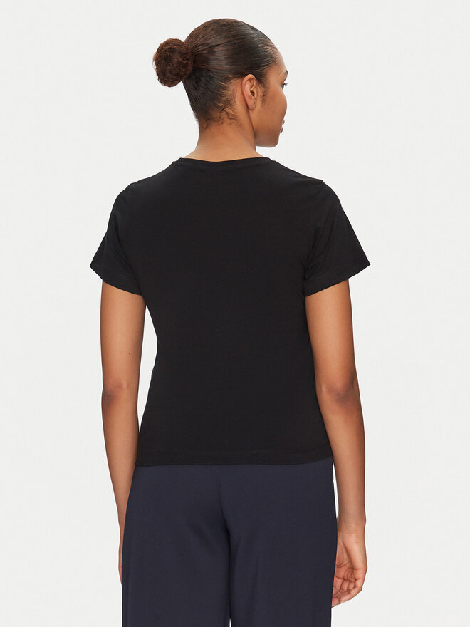 Guess Guess T-Shirt V5GI15 J1314 Μαύρο Slim Fit