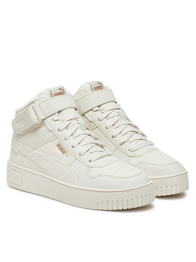 Puma Sneakersy Puma Carina Street Mid Wtr 398050 02 Écru