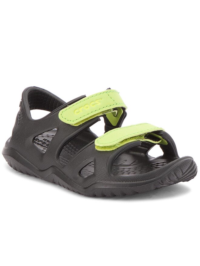 Sandalen Crocs Swiftwater River Sandal K 204988 Schwarz eschuhe