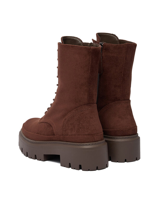DeeZee Schnürschuhe DeeZee CEO-328FF Dunkelbraun