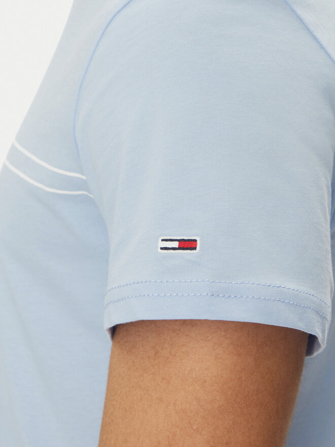 Tommy Jeans Tommy Jeans Marškinėliai Entry Graphic DM0DM20779 Mėlyna Slim Fit