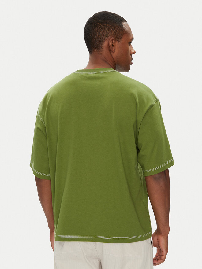 adidas adidas T-Shirt Trefoil Essentials JX5245 Grün Regular Fit