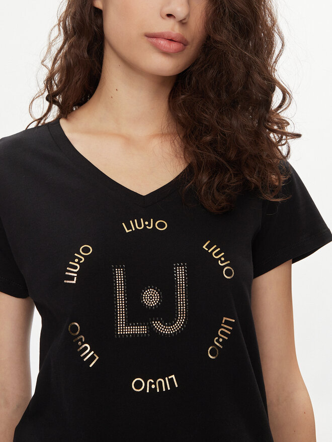 Liu Jo Liu Jo T-Shirt TA4137 J6040 Μαύρο Regular Fit