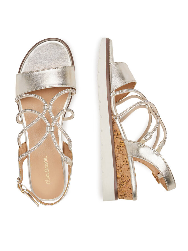 Clara Barson Sandale Clara Barson WS6306-02 Auriu