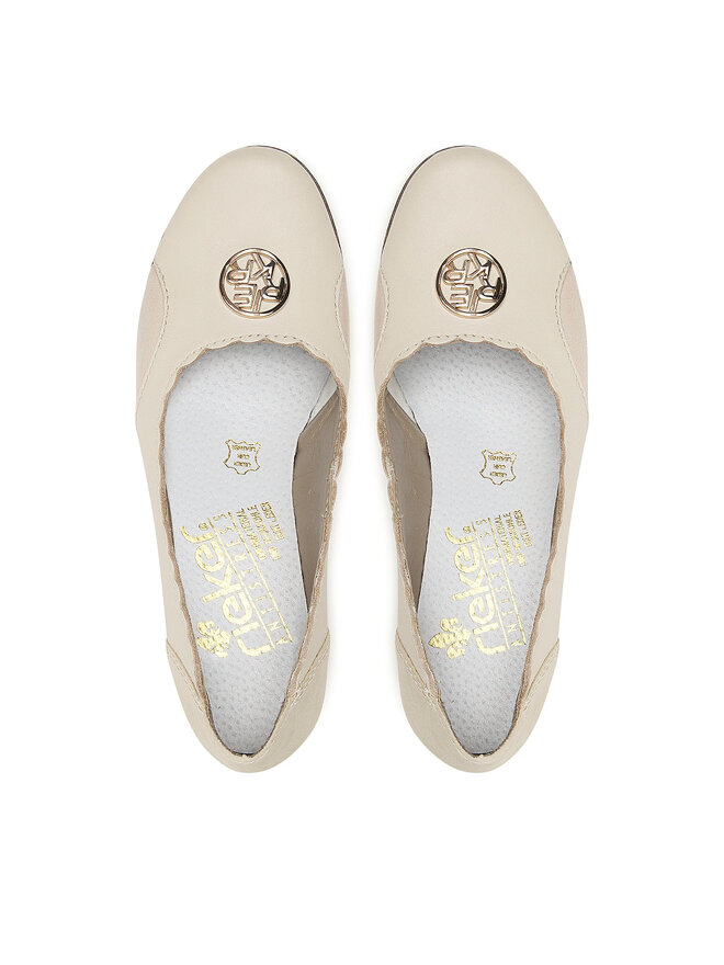 Rieker Halbschuhe Rieker 40910-80 Beige