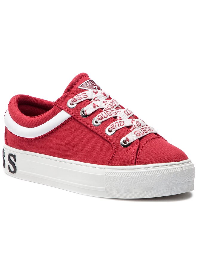Zapatos guess vans rojas on sale