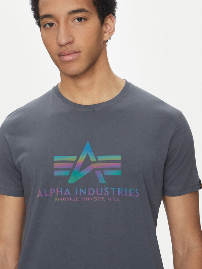 Alpha Industries Alpha Industries Футболка Basic 100501 Сірий Regular Fit