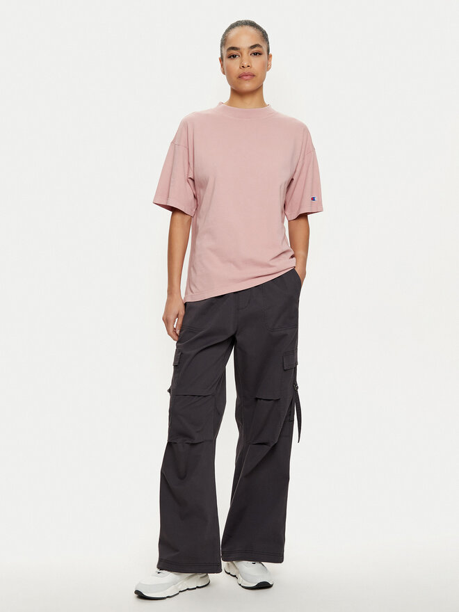 Champion Champion Póló 117449 Rózsaszín Loose Fit
