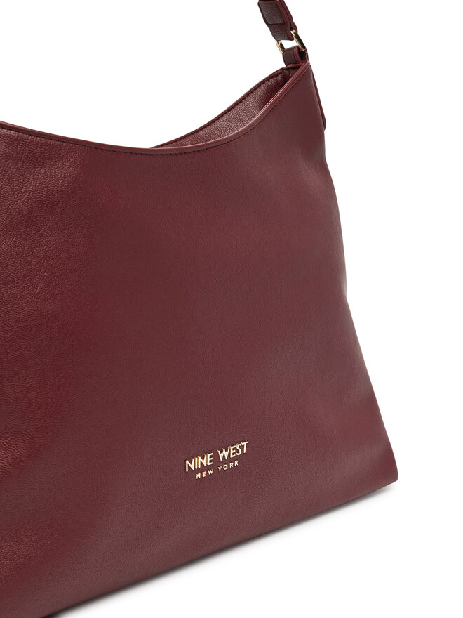 Nine West Ročna torba Nine West CEO-NoMad-Nostalgia-KY108 Bordo rdeča