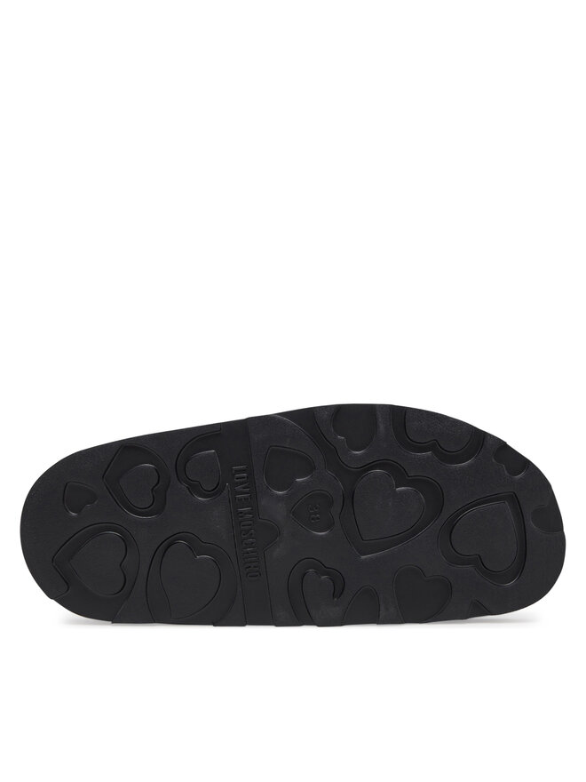 LOVE MOSCHINO Klapki LOVE MOSCHINO JA28014I1MIE0000 Czarny