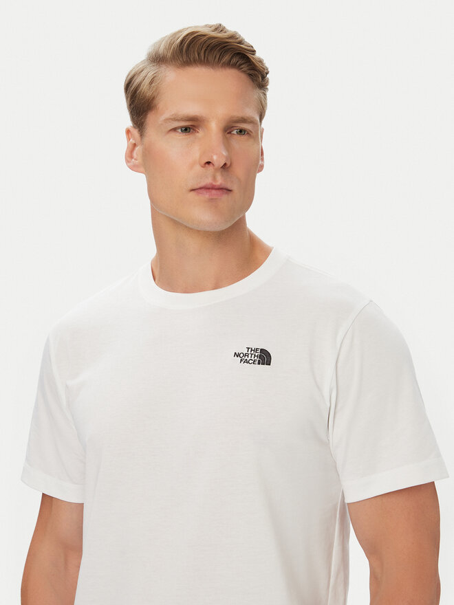 The North Face The North Face T-Shirt Evolution Simple Dome NF0A8CZ2 Weiß Regular Fit