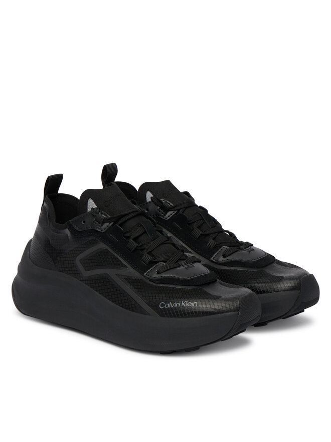 Calvin Klein Sneakers Calvin Klein Chunky Run Ckstripe Lup Tran Rip HW0HW03005 Schwarz