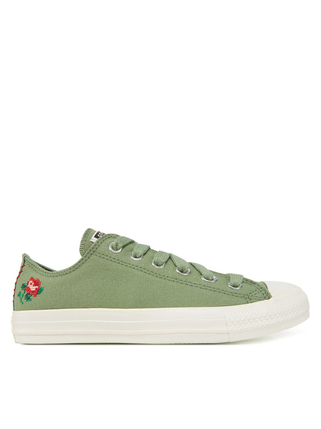 Converse Tornacipő Converse Chuck Taylor All Star Rose Cross Stitch A13658C Zöld
