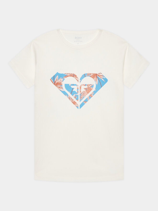 Roxy Roxy Camiseta Day And Night ERGZT03954 Blanco Regular Fit