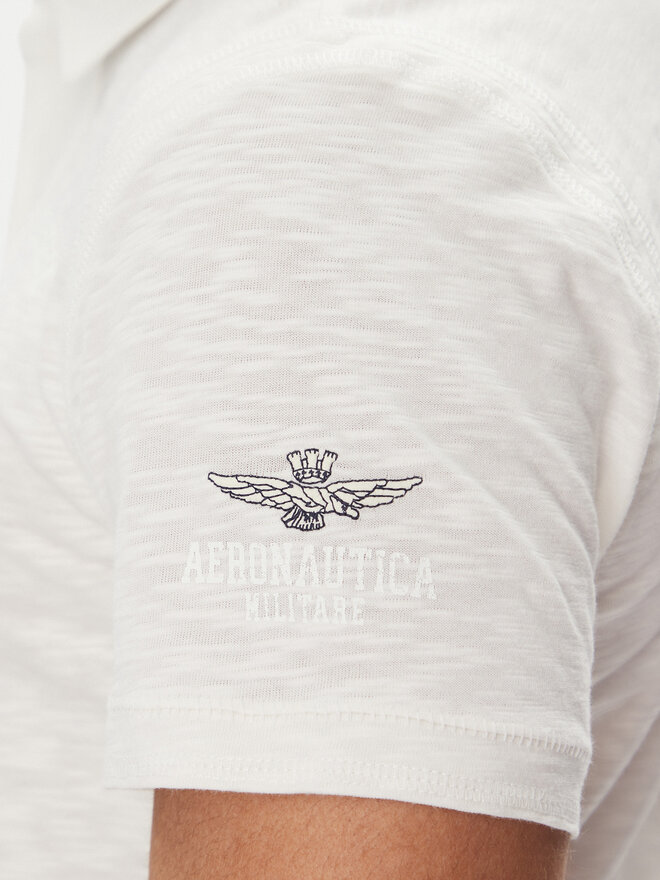 Aeronautica Militare Aeronautica Militare Poloshirt 251PO1857J680 Weiß Regular Fit