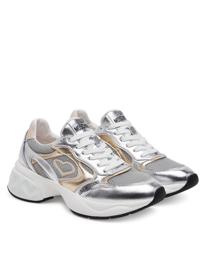 LOVE MOSCHINO Sneakers LOVE MOSCHINO JA15296G1MIQG90A Argento