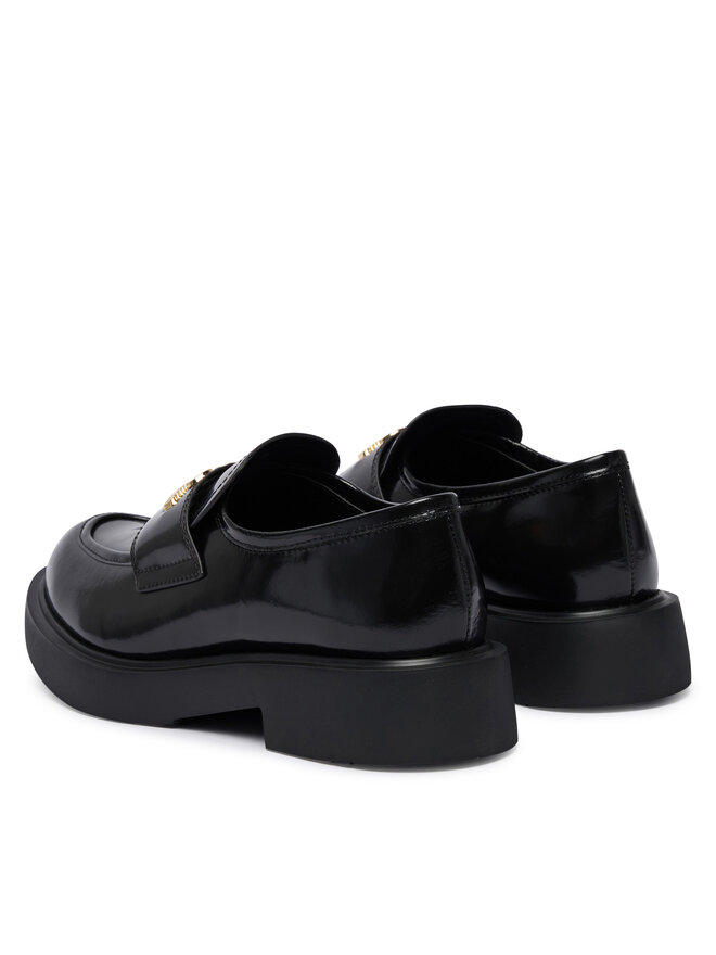 LOVE MOSCHINO Čevlji brez vezalk LOVE MOSCHINO JA10404G0NJD0000 Črna