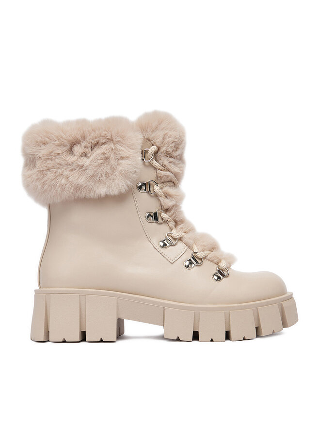 DeeZee Schnürschuhe DeeZee 90190-6 Écru