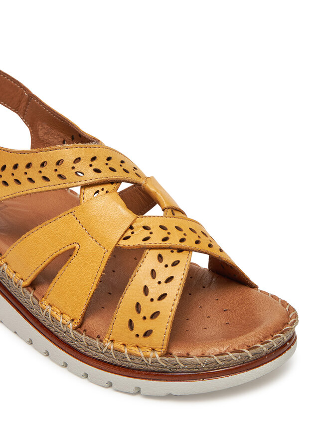 Manitu Sandalen Manitu 910278 Gelb
