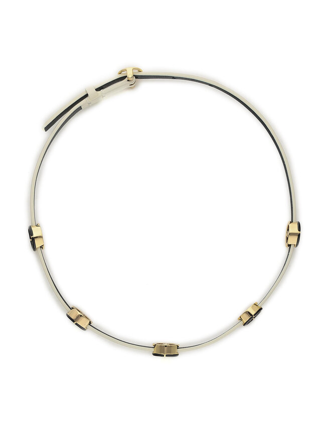 Tory Burch Armband Tory Burch Miller Enamel Double-Wrap Bracelet 82721 Beige