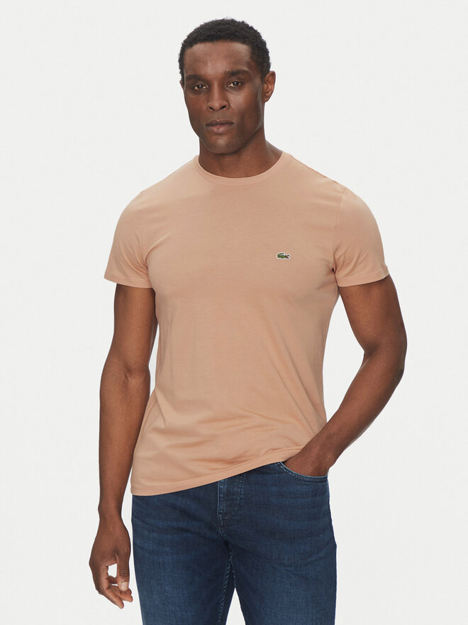 Lacoste Lacoste Camiseta TH6709 Beis Regular Fit