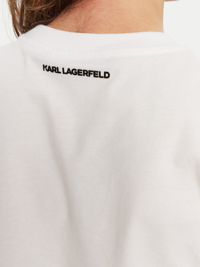 KARL LAGERFELD KARL LAGERFELD T-Shirt A1W17025 Weiß Relaxed Fit