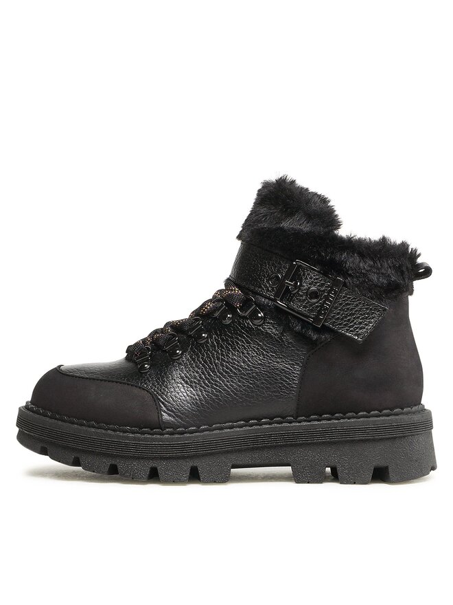 PINKO Planinarske cipele Pinko Ortica Tronchetto AI 22-23 BLKS1 1H2131 A07H Crna