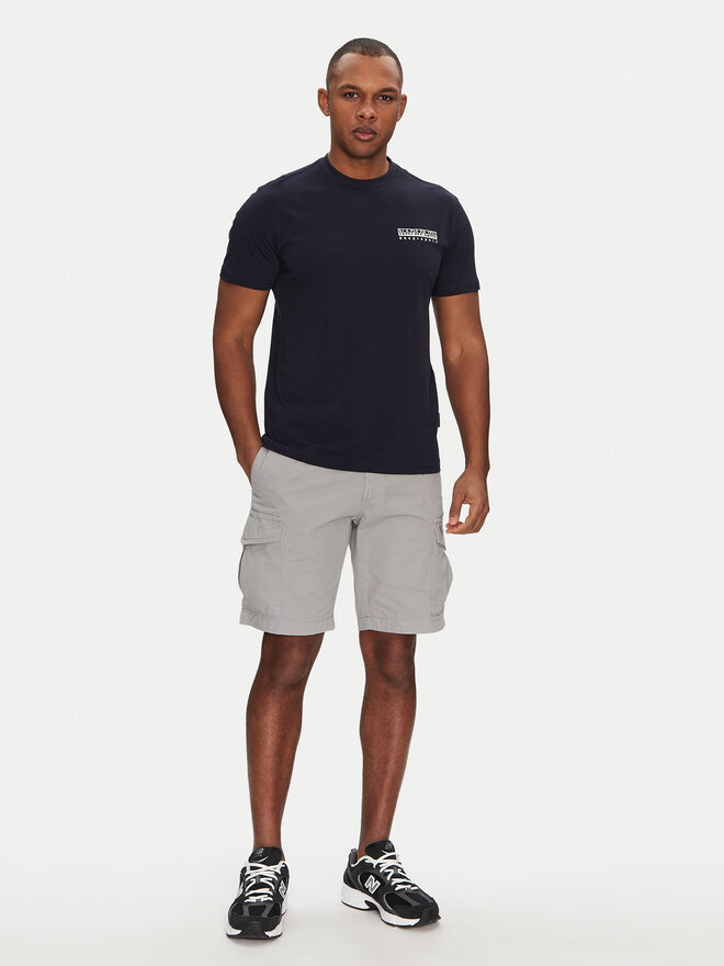 Napapijri Napapijri T-shirt S-Vignoni NP0A4ILX Tamnoplava Regular Fit