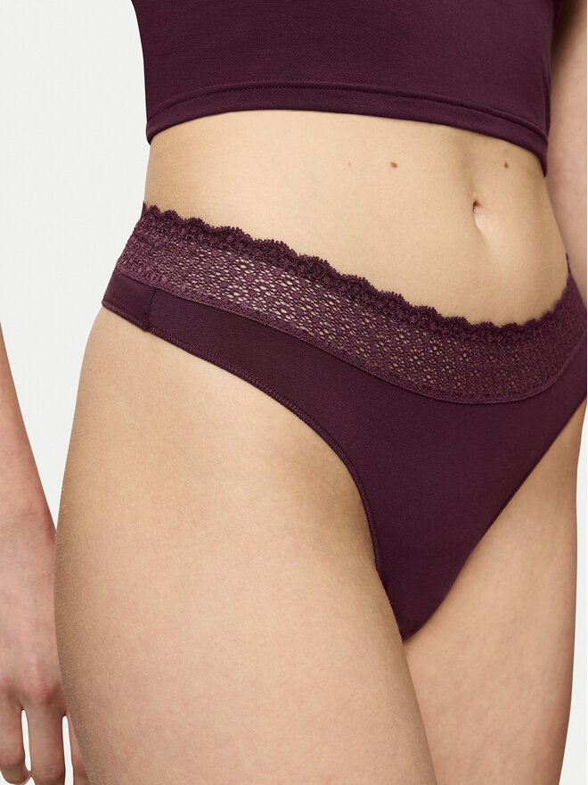 Triumph Triumph Tanga Feel Of Modal 10219764 Bordó