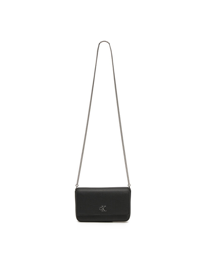 Calvin Klein Jeans Torbica Calvin Klein Jeans Minimal Monogram Ew Flap Ph/Cb19 LV04K1027G Crna