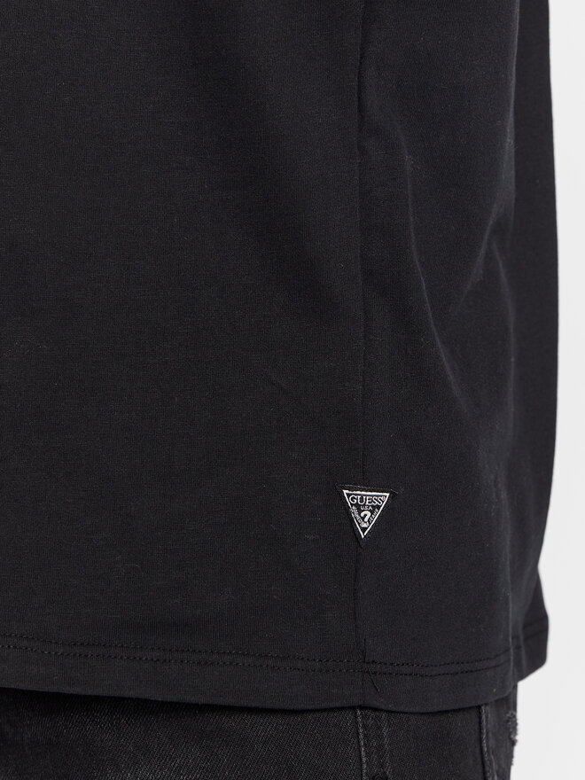 Guess Guess T-Shirt Zebra Logo M3GI58 KBDL0 Schwarz Regular Fit